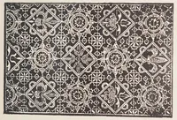 An illustration from Fiori di ricami : nuovamente posti in luce : ne i quali sono varii et diversi disegni di lavori come merli, bavari, manichetti & altre sorte di opere che al presente sono in usu, utilissimo ad ogni stato di donne. (1921)