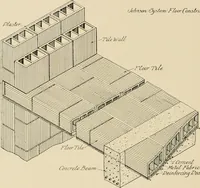 An illustration from Fireproof construction for houses and other buildings at moderate cost. (1909)