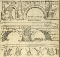 Picture 185 of 445 from The first booke of architecture : entreating of geometrie. Translated out of Italian into Dutch and out of Dutch into English (1611), leaf 176