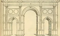 Picture 219 of 445 from The first booke of architecture : entreating of geometrie. Translated out of Italian into Dutch and out of Dutch into English (1611), leaf 204