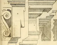 An illustration from The first booke of architecture : entreating of geometrie. Translated out of Italian into Dutch and out of Dutch into English (1611)