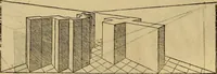 An illustration from The first booke of architecture : entreating of geometrie. Translated out of Italian into Dutch and out of Dutch into English (1611)