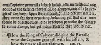Picture 8 of 9 from The first booke of the historie of the discouerie and conquest of the East Indias, enterprised by the Portingales, in their daungerous nauigations, in the time of King Don Iohn, the second of that name. : VVhich historie conteineth much varietie of matter, very profitable for all Nauigators, and not vnpleasaunt to the Readers. (1582), leaf 305