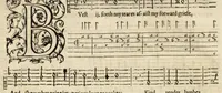 An illustration from The first booke of songes, or, Ayres of fowre partes with tableture for the lute : so made that all the partes together, or either of them seuerally may be song to the lute, orpherian or viol de gambo (1597)
