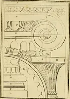 An illustration from The first book of architecture (1676)