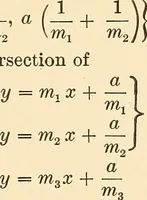 An illustration from A first course in analytical geometry (1905)
