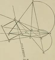 An illustration from A first course in projective geometry (1913)