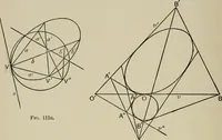 An illustration from A first course in projective geometry (1913)
