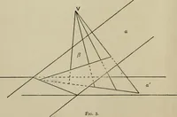 An illustration from A first course in projective geometry (1913)