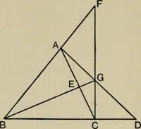 An illustration from A first course in projective geometry (1913)