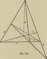 An illustration from A first course in projective geometry (1913)