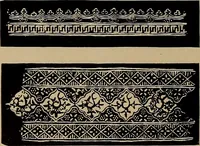 An illustration from First lessons in batik; a handbook in batik, tie-dyeing and all pattern dyeing (1921)