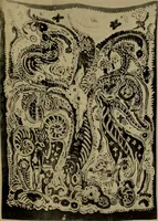 An illustration from First lessons in batik; a handbook in batik, tie-dyeing and all pattern dyeing (1921)