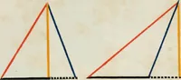 An illustration from The first six books of the elements of Euclid, in which coloured diagrams and symbols are used instead of letters for the greater ease of learners (1847)