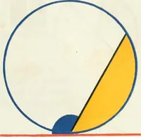 An illustration from The first six books of the elements of Euclid, in which coloured diagrams and symbols are used instead of letters for the greater ease of learners (1847)