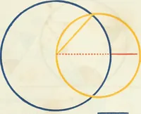An illustration from The first six books of the elements of Euclid, in which coloured diagrams and symbols are used instead of letters for the greater ease of learners (1847)