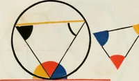 An illustration from The first six books of the elements of Euclid, in which coloured diagrams and symbols are used instead of letters for the greater ease of learners (1847)