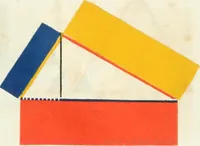 An illustration from The first six books of the elements of Euclid, in which coloured diagrams and symbols are used instead of letters for the greater ease of learners (1847)