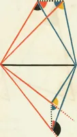 An illustration from The first six books of the elements of Euclid, in which coloured diagrams and symbols are used instead of letters for the greater ease of learners (1847)