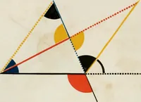 An illustration from The first six books of the elements of Euclid, in which coloured diagrams and symbols are used instead of letters for the greater ease of learners (1847)