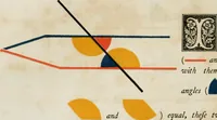 An illustration from The first six books of the elements of Euclid, in which coloured diagrams and symbols are used instead of letters for the greater ease of learners (1847)