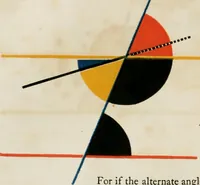 An illustration from The first six books of the elements of Euclid, in which coloured diagrams and symbols are used instead of letters for the greater ease of learners (1847)