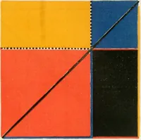 An illustration from The first six books of the elements of Euclid, in which coloured diagrams and symbols are used instead of letters for the greater ease of learners (1847)