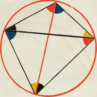 An illustration from The first six books of the Elements of Euclid, in which coloured diagrams and symbols are used instead of letters .. (1847)