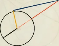 An illustration from The first six books of the Elements of Euclid, in which coloured diagrams and symbols are used instead of letters .. (1847)