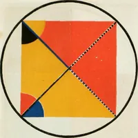 An illustration from The first six books of the Elements of Euclid, in which coloured diagrams and symbols are used instead of letters .. (1847)
