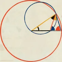 An illustration from The first six books of the Elements of Euclid, in which coloured diagrams and symbols are used instead of letters .. (1847)