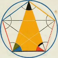 An illustration from The first six books of the Elements of Euclid, in which coloured diagrams and symbols are used instead of letters .. (1847)