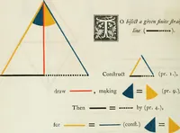 Picture 14 of 154 from The first six books of the Elements of Euclid, in which coloured diagrams and symbols are used instead of letters .. (1847), leaf 42