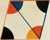 An illustration from The first six books of the Elements of Euclid, in which coloured diagrams and symbols are used instead of letters .. (1847)