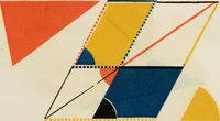 An illustration from The first six books of the Elements of Euclid, in which coloured diagrams and symbols are used instead of letters .. (1847)