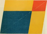 An illustration from The first six books of the Elements of Euclid, in which coloured diagrams and symbols are used instead of letters .. (1847)