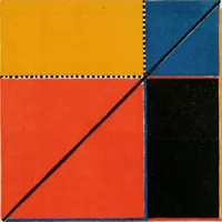 An illustration from The first six books of the Elements of Euclid, in which coloured diagrams and symbols are used instead of letters .. (1847)