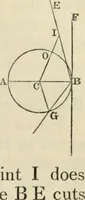 An illustration from The first six books of the elements of Euclid : with a commentary and geometrical exercises ; to which are annexed a treatise on solid geometry, and short essays on ancient geometrical analysis, and the theory of transversals (1861)