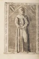 An illustration from Fiume del terrestre paradiso : diuiso in quattro capi, o discorsi / trattato difensivo del sig. dottor don Niccolò Catalano da Santo Mauro ; oue si ragguaglia il mondo nella verità dell'antica forma d'habito de' frati minori istituita da S. Francesco ; dato alle stampe dal P. M. Giulio Antonio Catalano da S. Mauro ... (1652)