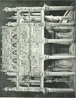 An illustration from Five Italian shrines; an account of the monumental tombs of S. Augustine at Pavia, S. Dominic at Bologna, S. Peter Martyr at Milan, S. Donato at Arezzo, and of Orcagna's tabernacolo at Florence, with a prefatory essay on Tuscan sculpture (1906)