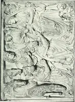 An illustration from Five Italian shrines; an account of the monumental tombs of S. Augustine at Pavia, S. Dominic at Bologna, S. Peter Martyr at Milan, S. Donato at Arezzo, and of Orcagna's tabernacolo at Florence, with a prefatory essay on Tuscan sculpture (1906)