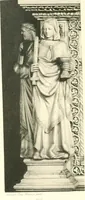 An illustration from Five Italian shrines; an account of the monumental tombs of S. Augustine at Pavia, S. Dominic at Bologna, S. Peter Martyr at Milan, S. Donato at Arezzo, and of Orcagna's tabernacolo at Florence, with a prefatory essay on Tuscan sculpture (1906)