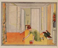 An illustration from Fixall, the lasting finish : made by Louisville Varnish Co. .. (1920)