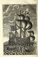 An illustration from Flagello militare, diuiso in quattro parti : la prima tratta de' trabucchi, la seconda de' petardi, la terza de' burlotti, e fuochi artificiali di mare e di terra, la quarta di mine, contramine, e d'altre cose importanti all'arte militare (1676)