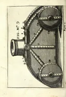 An illustration from Flagello militare, diuiso in quattro parti : la prima tratta de' trabucchi, la seconda de' petardi, la terza de' burlotti, e fuochi artificiali di mare e di terra, la quarta di mine, contramine, e d'altre cose importanti all'arte militare (1676)