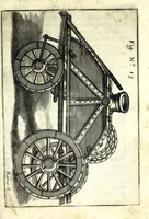 An illustration from Flagello militare, diuiso in quattro parti : la prima tratta de' trabucchi, la seconda de' petardi, la terza de' burlotti, e fuochi artificiali di mare e di terra, la quarta di mine, contramine, e d'altre cose importanti all'arte militare (1676)