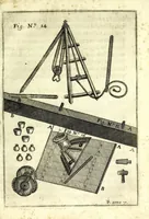 Picture 10 of 26 from Flagello militare, diuiso in quattro parti : la prima tratta de' trabucchi, la seconda de' petardi, la terza de' burlotti, e fuochi artificiali di mare e di terra, la quarta di mine, contramine, e d'altre cose importanti all'arte militare (1676), leaf 61