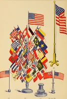 An illustration from Flags, banners and decoration goods of every description. (1915)