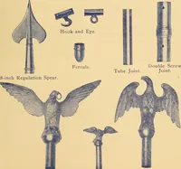An illustration from Flags, banners and decoration goods of every description. (1915)
