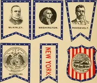 An illustration from Flags, banners and decoration goods of every description. (1915)